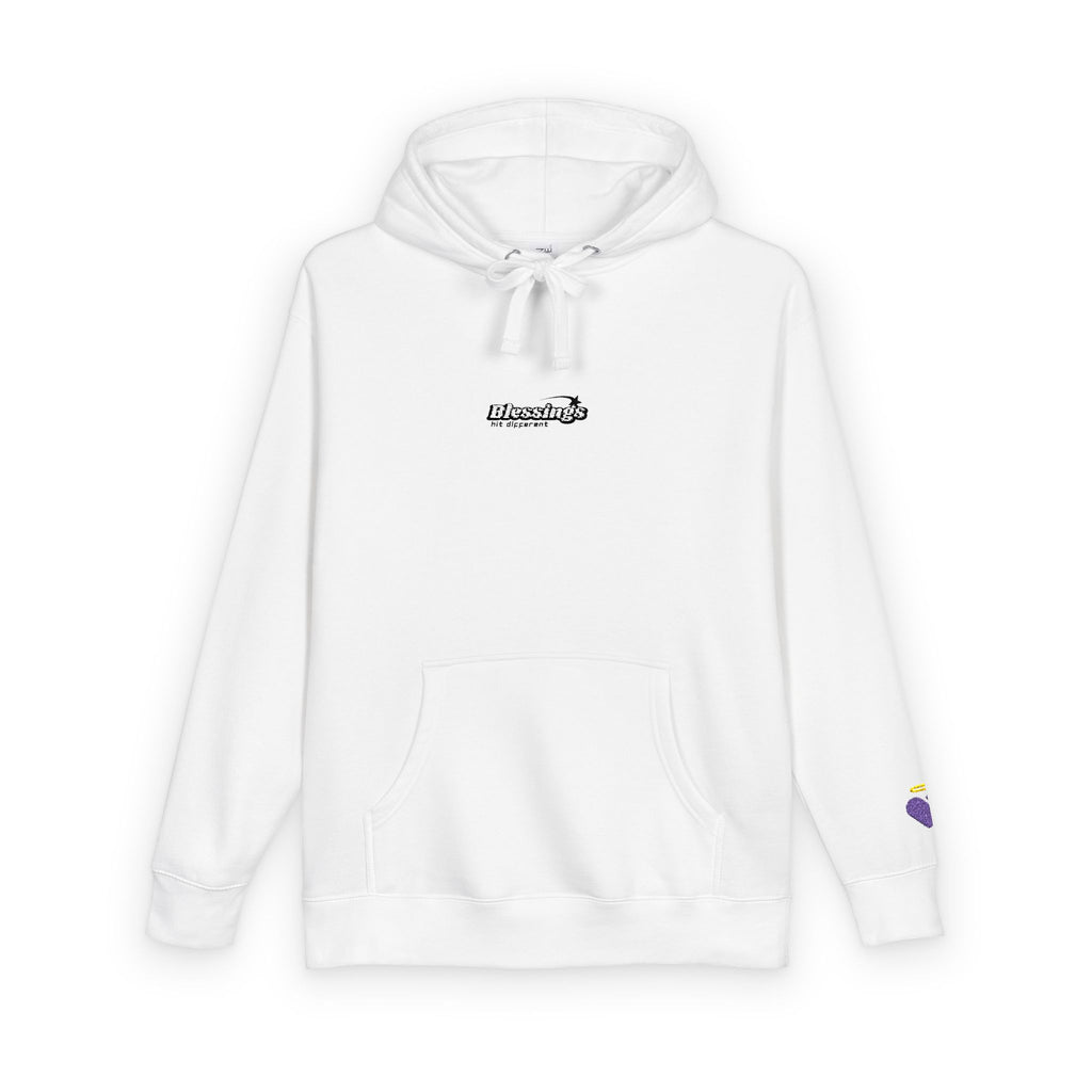 Blessings Hit Different | Unisex Fleece Pullover Hoodie