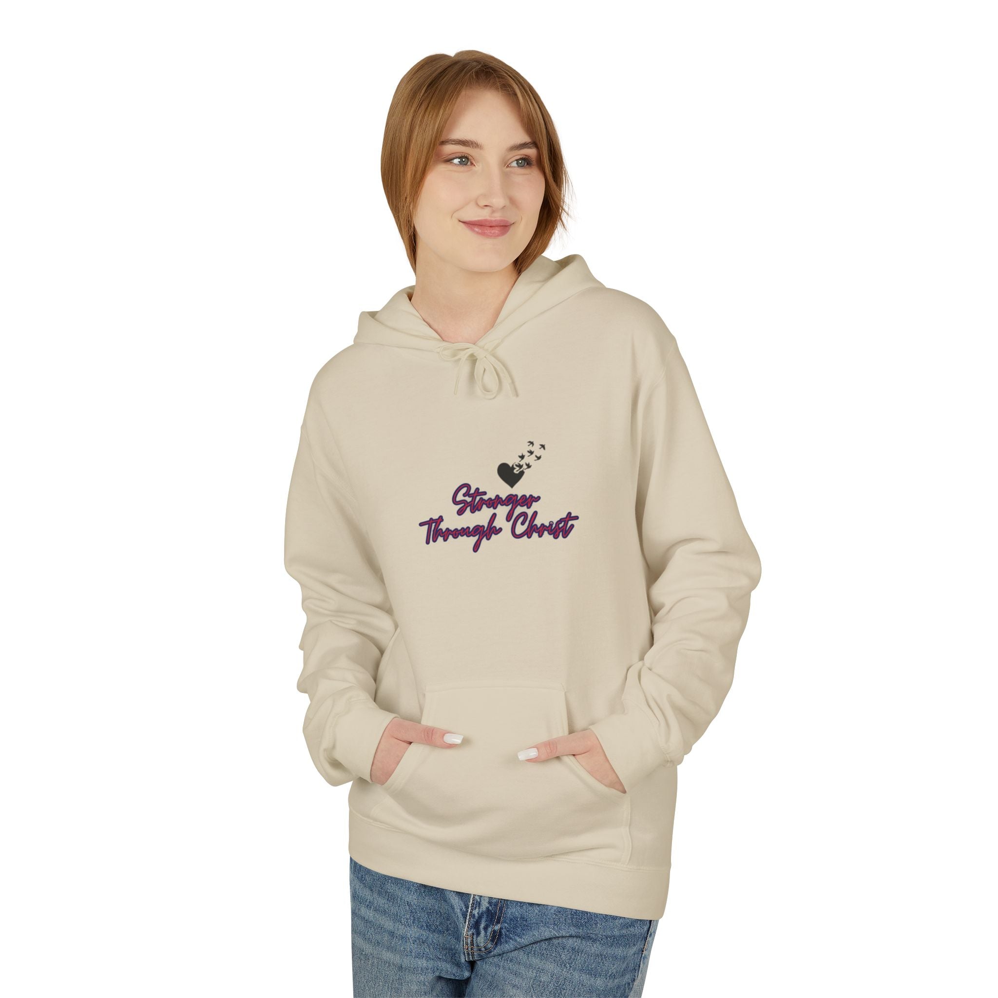 Stronger through Christ |Unisex Midweight Hooded Sweatshirt