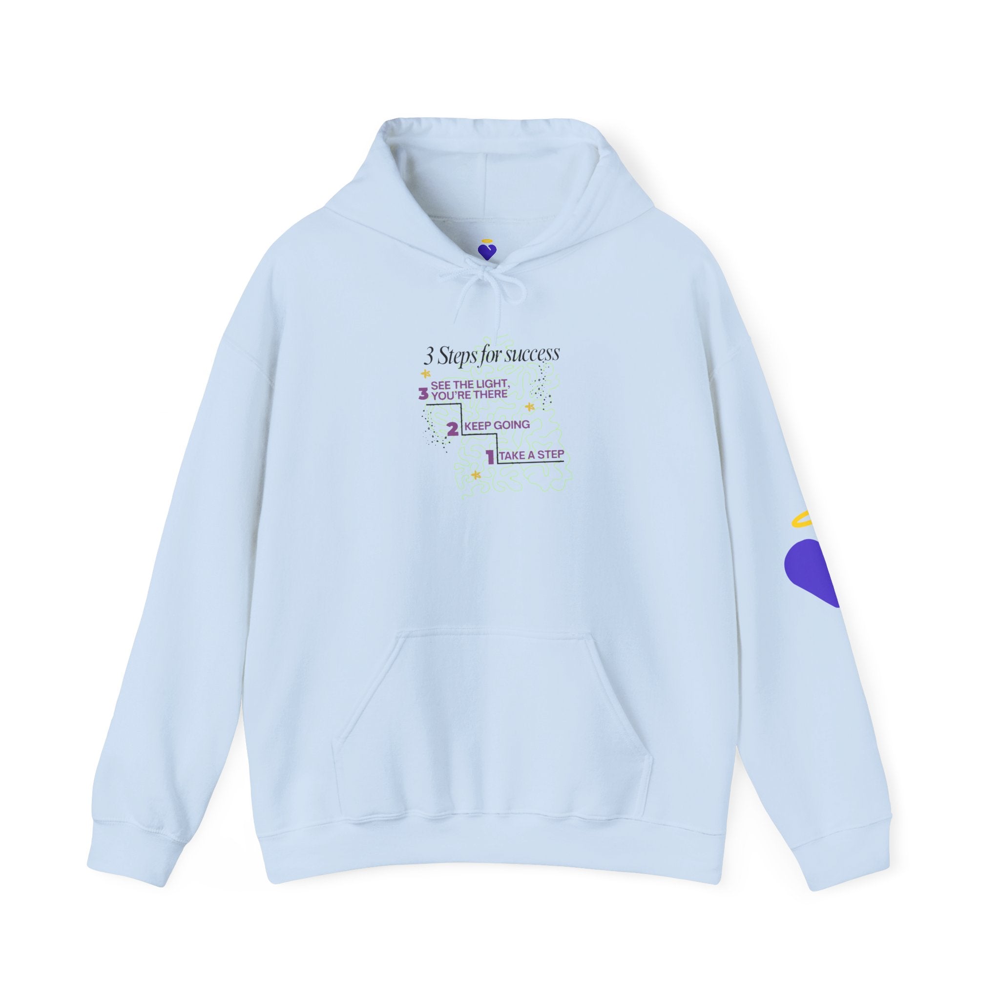 3 Steps to Success - Unisex Heavy Blend™ Hooded Sweatshirt