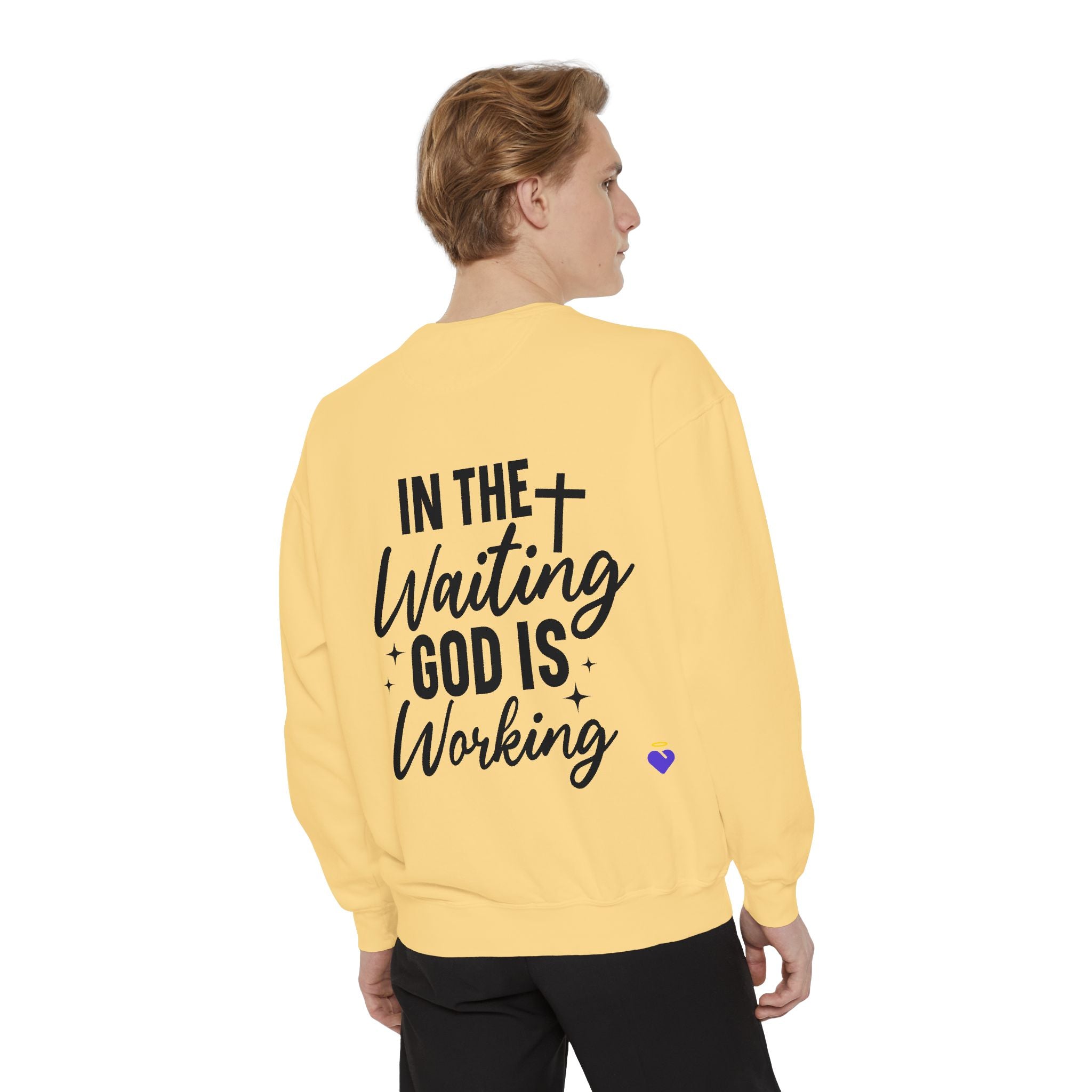 In the Waiting | Unisex Dyed Sweatshirt