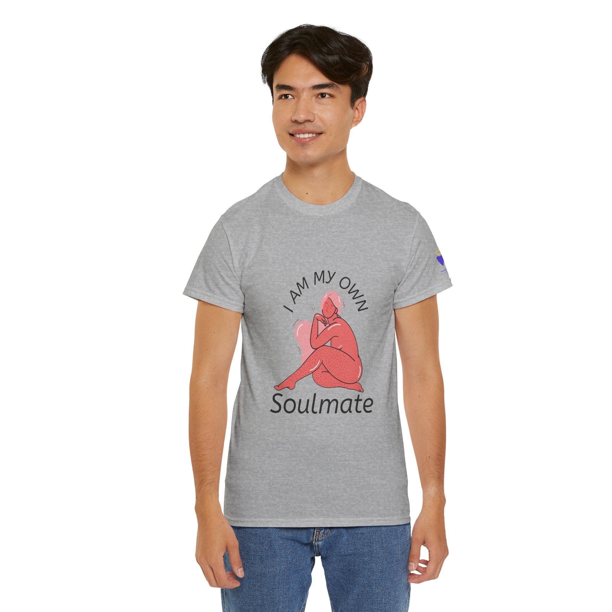 I Am My Own Soulmate - Unisex Heavy Cotton T-Shirt (Round Neck)