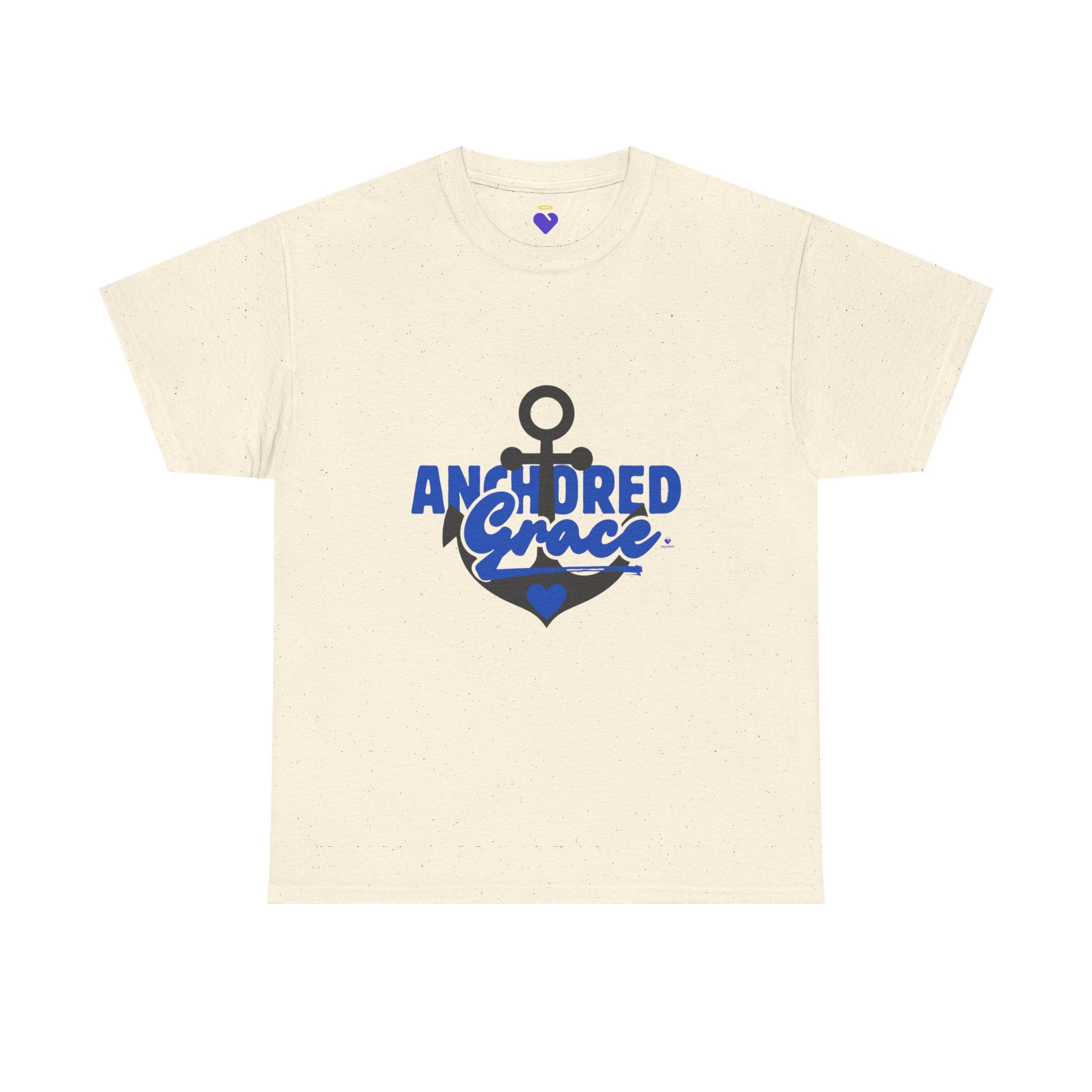 Anchored in Grace Shirt | Unisex Heavy Cotton T-Shirt