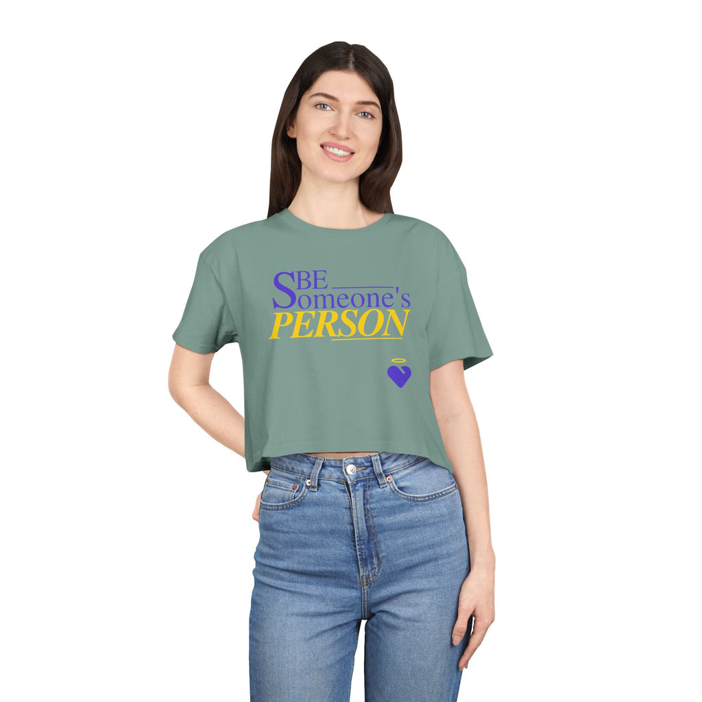 Be Someone's Person - Women's Crop Top
