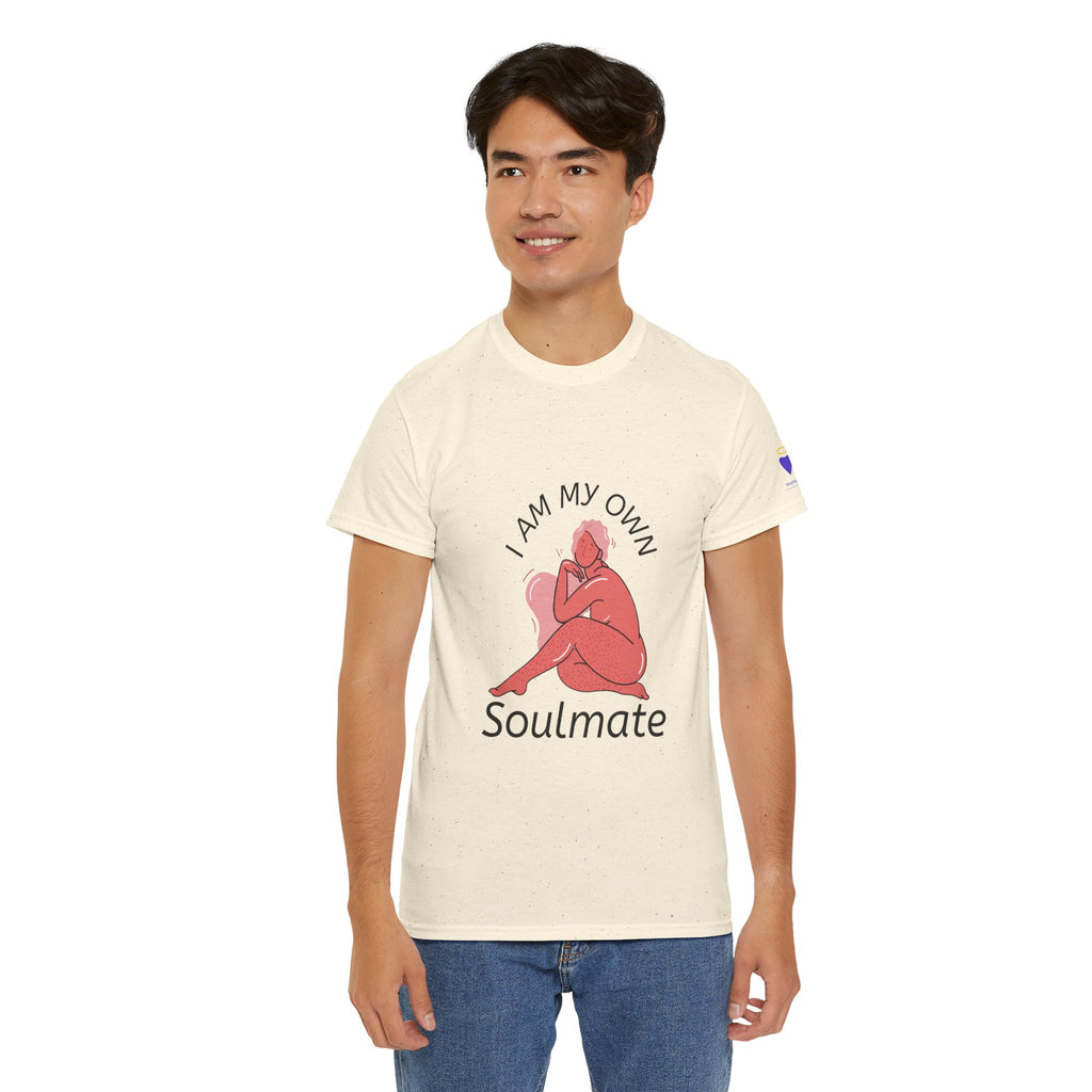 I Am My Own Soulmate - Unisex Heavy Cotton T-Shirt (Round Neck)