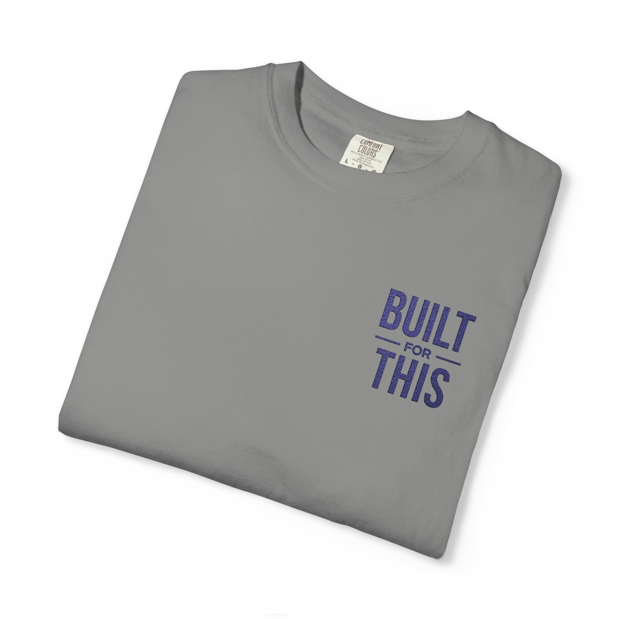 Built for This | Embroidered Garment-Dyed T-Shirt