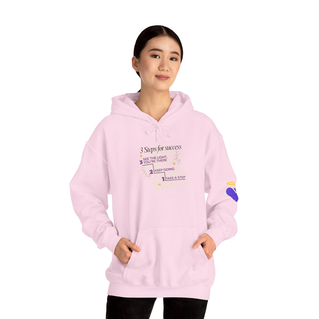 3 Steps to Success - Unisex Heavy Blend™ Hooded Sweatshirt