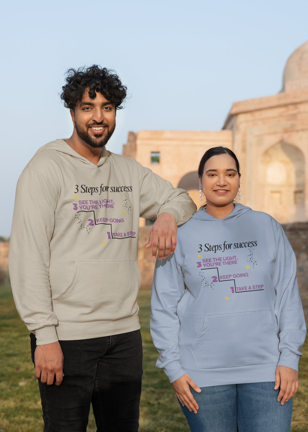 3 Steps to Success - Unisex Heavy Blend™ Hooded Sweatshirt