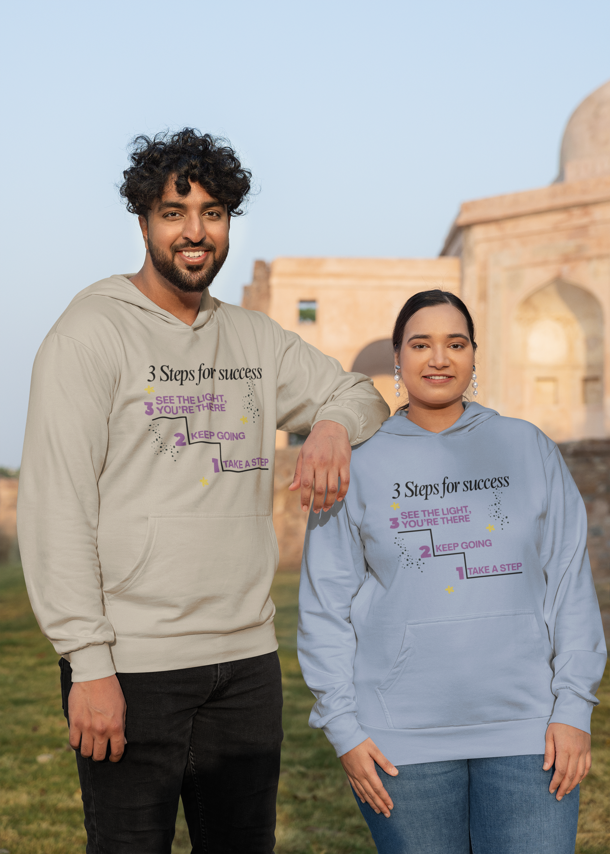 3 Steps to Success - Unisex Heavy Blend™ Hooded Sweatshirt