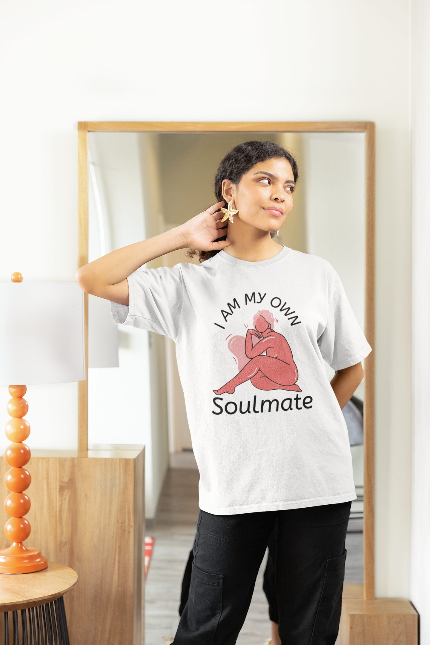 I Am My Own Soulmate - Unisex Heavy Cotton T-Shirt (Round Neck)