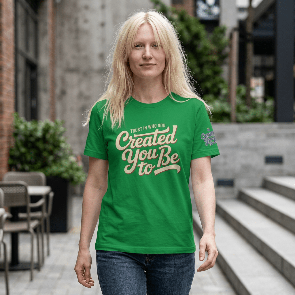 Trust in Who God Created You To Be T-Shirt | Unisex Premium Cotton T-Shirt