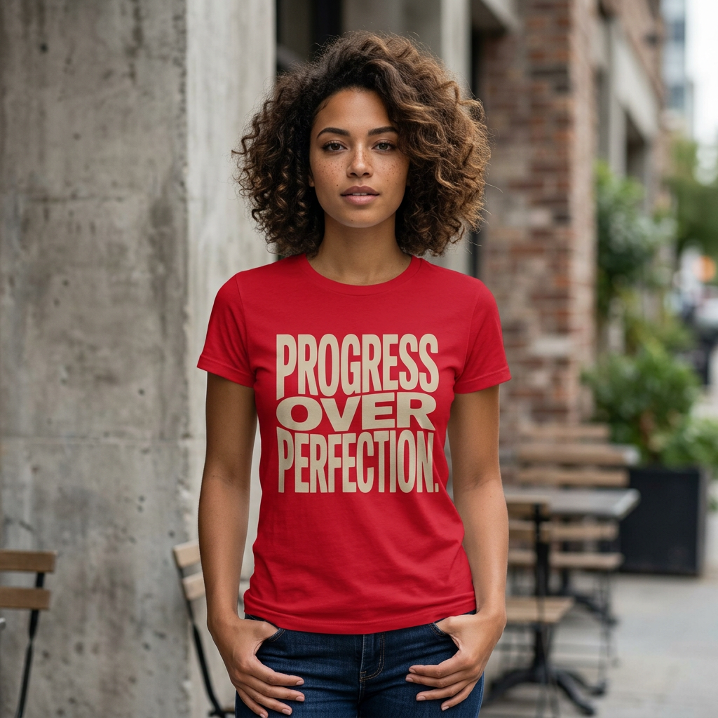 Progress Over Perfection | Unisex Premium Cotton T-Shirt