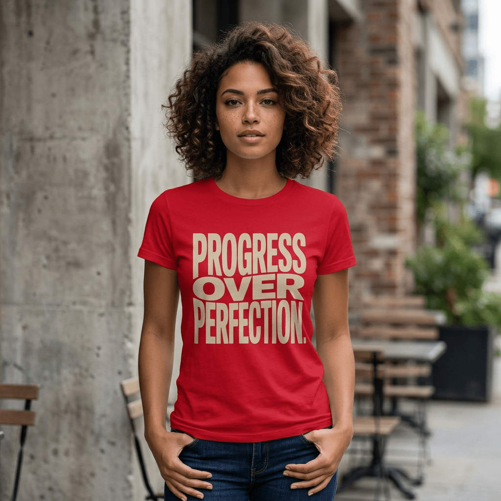 Progress Over Perfection | Unisex Premium Cotton T-Shirt
