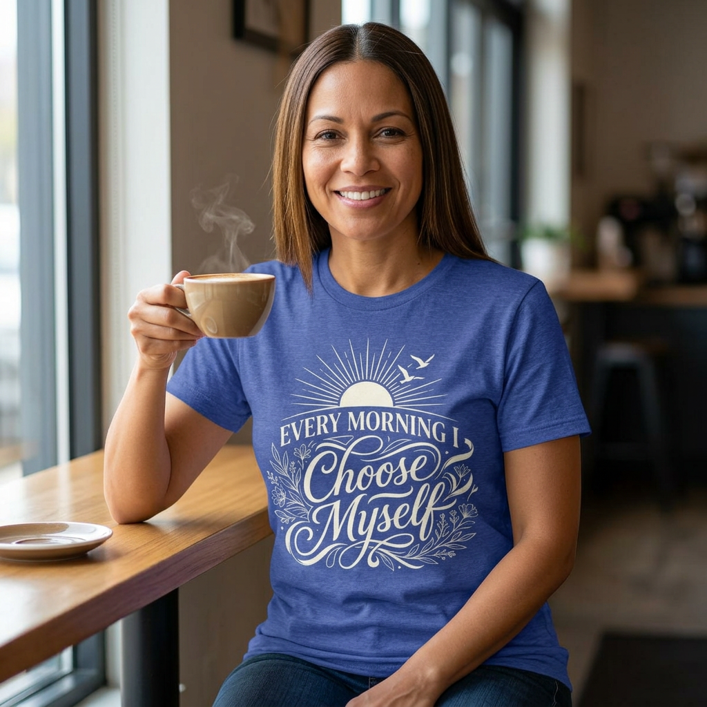 Every Morning I Choose Me T-Shirt | Unisex Jersey Short Sleeve
