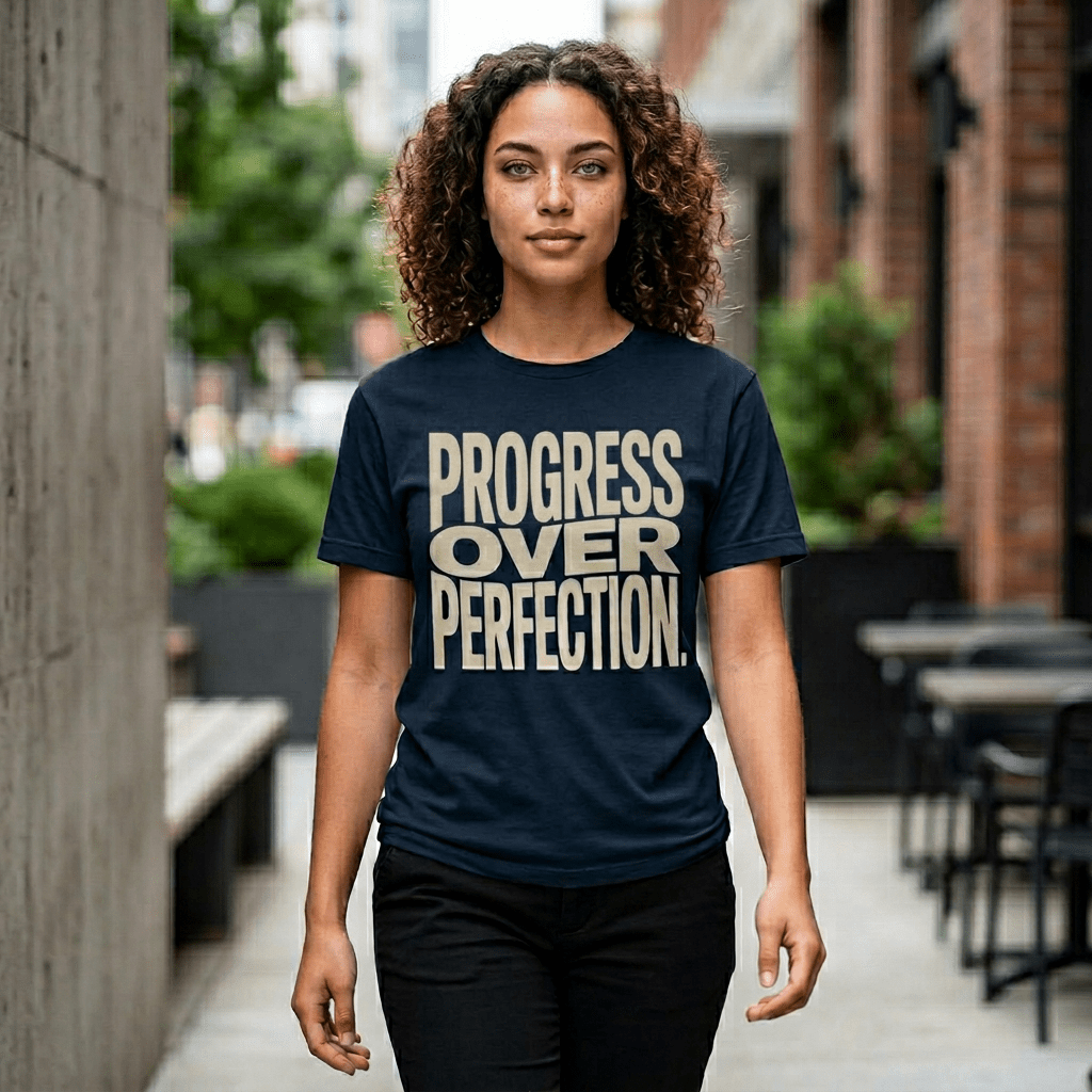 Progress Over Perfection | Unisex Premium Cotton T-Shirt