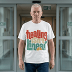 Healing Isn't Linear | Unisex Garment-Dyed T-Shirt T-Shirt - HeartHalo