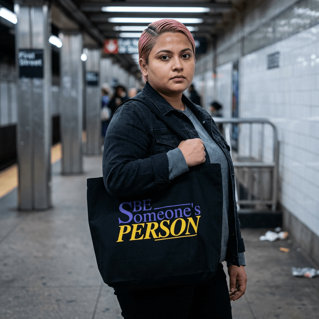Be Someone's Person | Large Eco Tote Bag