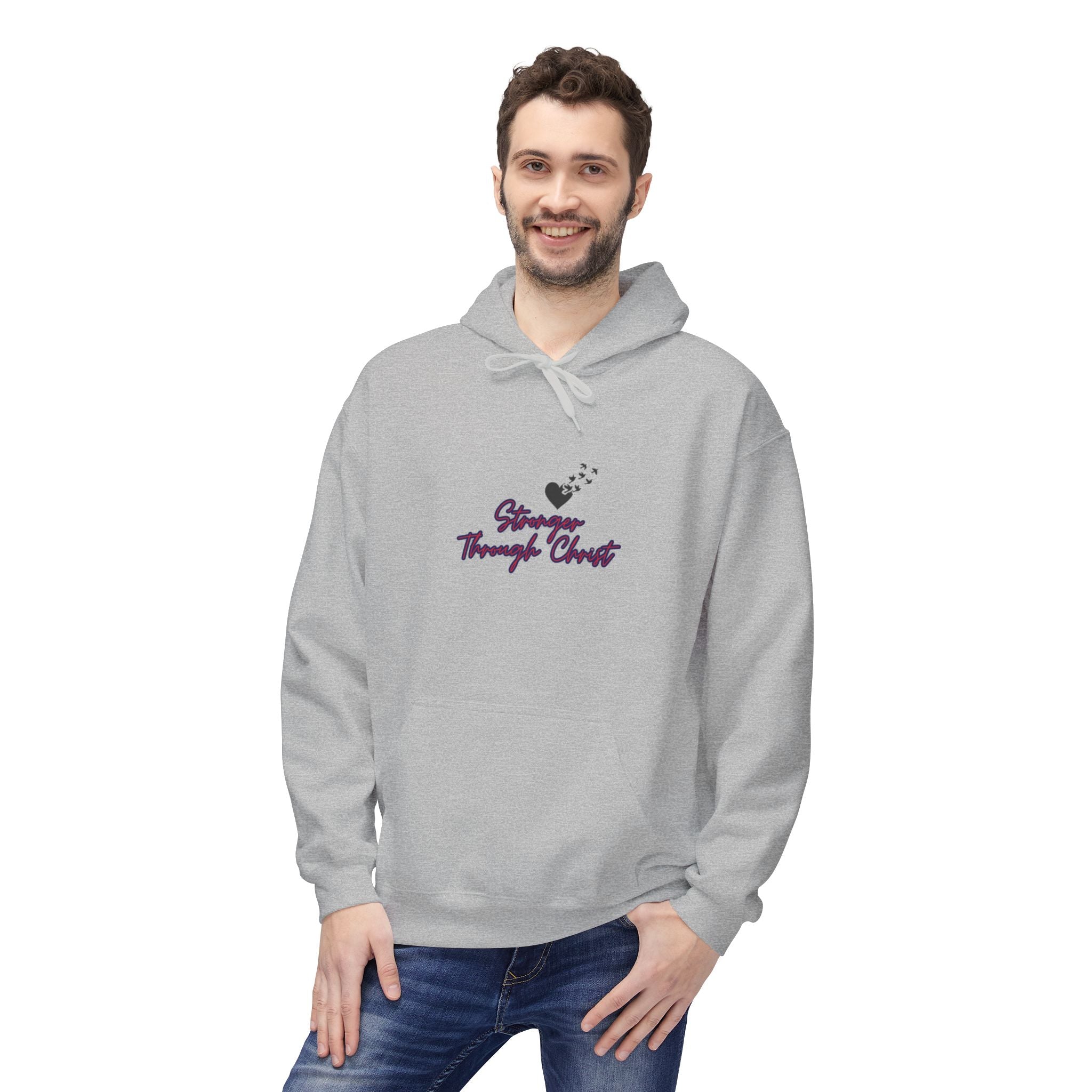 Stronger through Christ |Unisex Midweight Hooded Sweatshirt