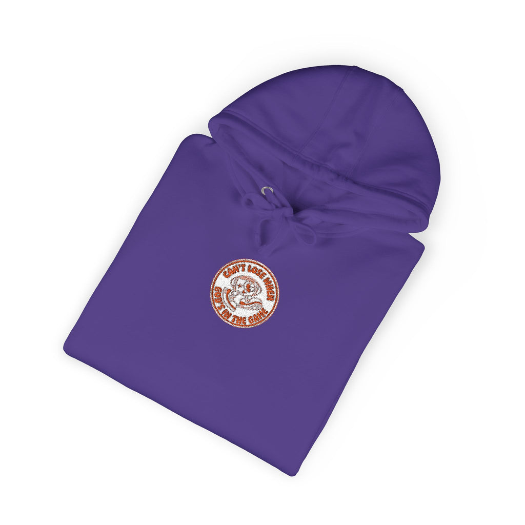 Can't Lose When God's in the Game | Unisex Fleece Pullover Hoodie