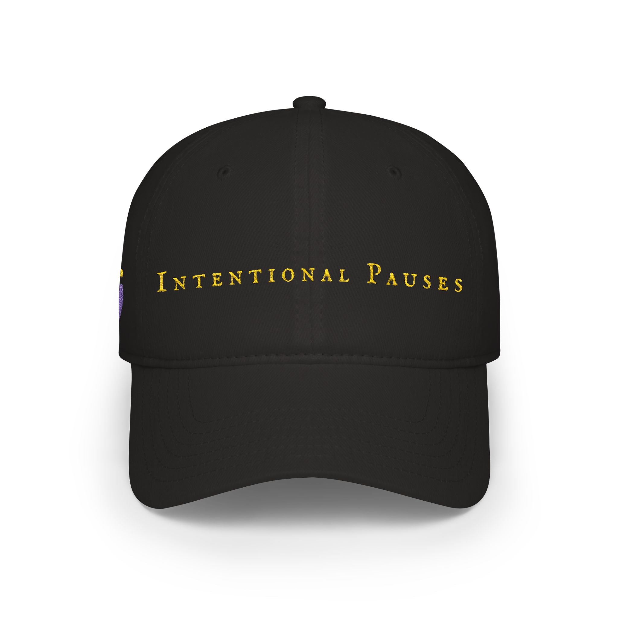 Intentional Pauses - Embroidered Low Profile Baseball Cap