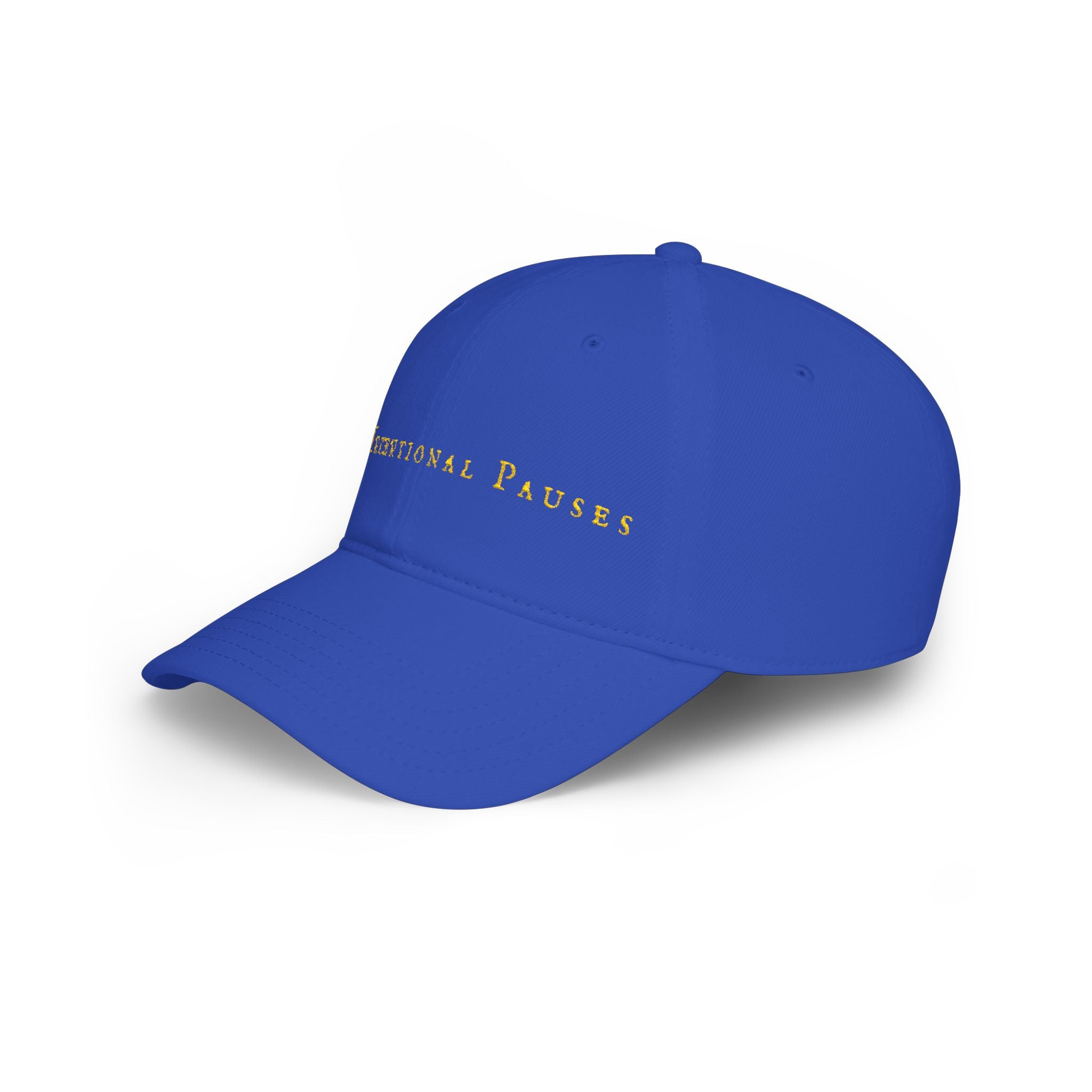 Intentional Pauses - Embroidered Low Profile Baseball Cap