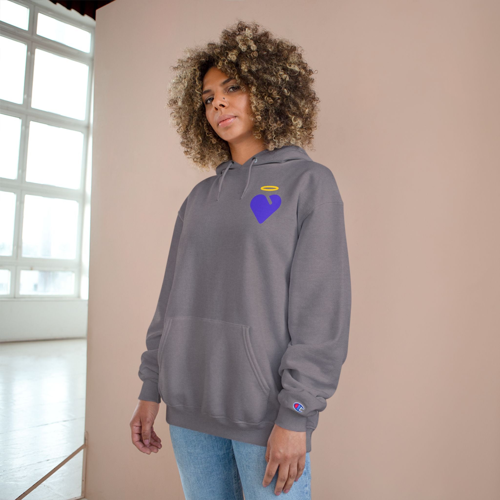 Grace Over Grind | Unisex Champion Premium Pullover Hoodie