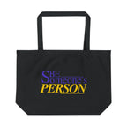 Be Someone's Person | Large Eco Tote Bag