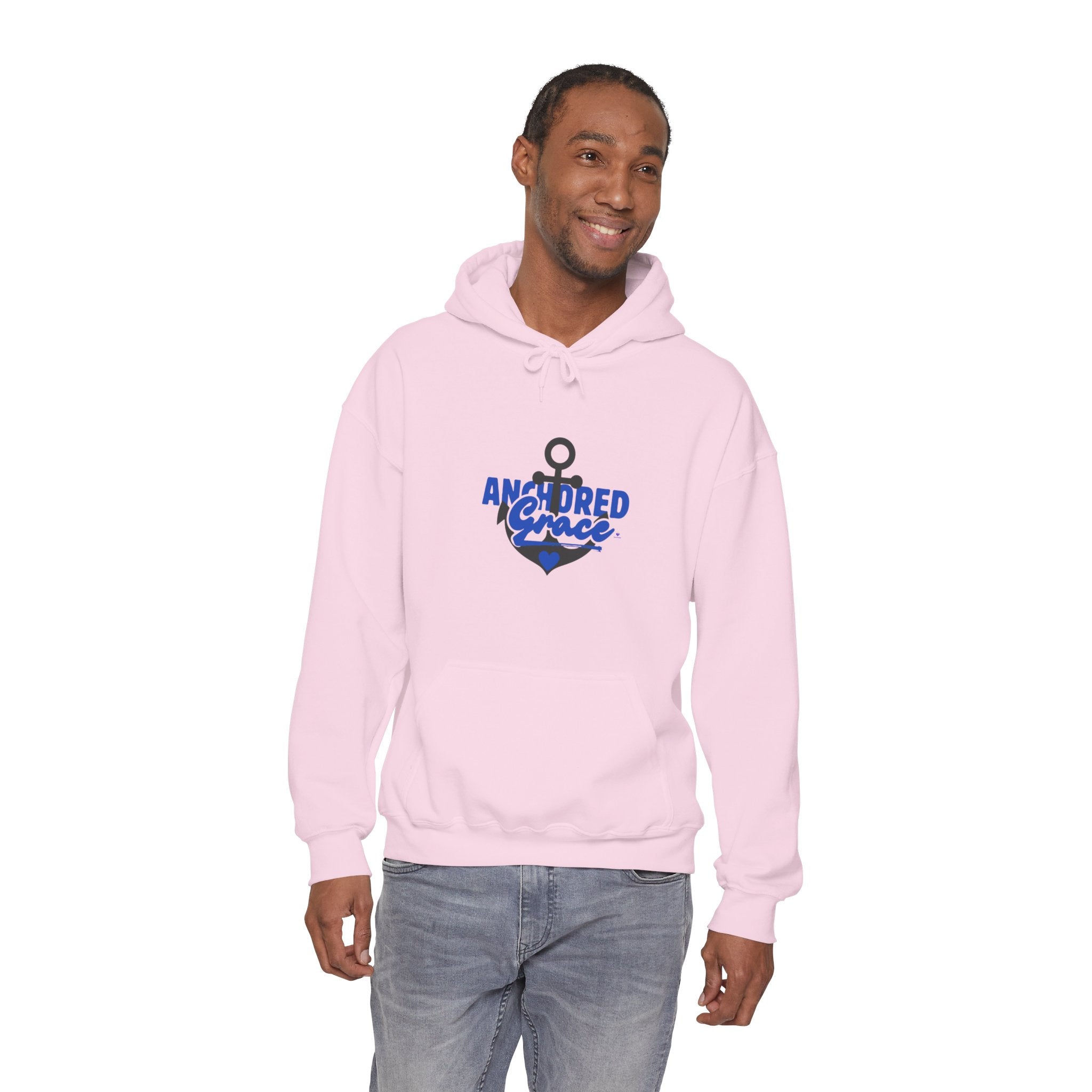 Anchored in Grace Hoodie-Unisex Heavy Blend™ Hooded Sweatshirt