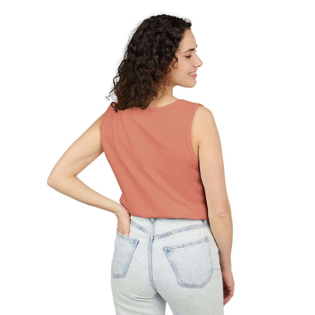 Protecting My Peace | Unisex Garment-Dyed Tank Top