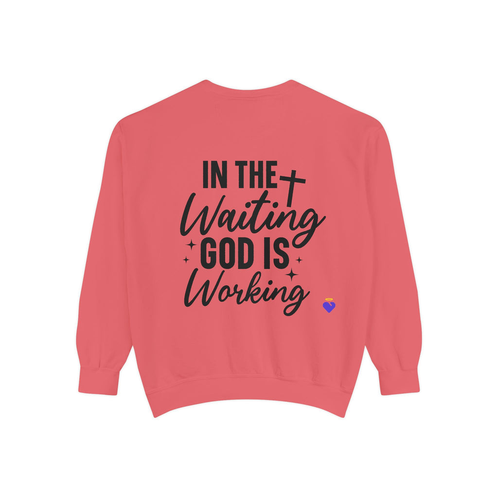 In the Waiting | Unisex Dyed Sweatshirt