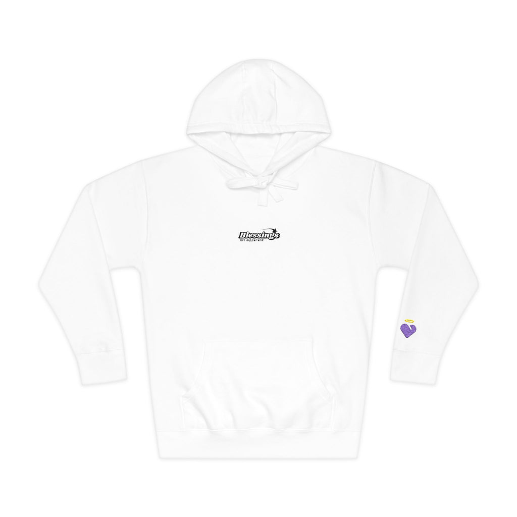 Blessings Hit Different | Unisex Fleece Pullover Hoodie