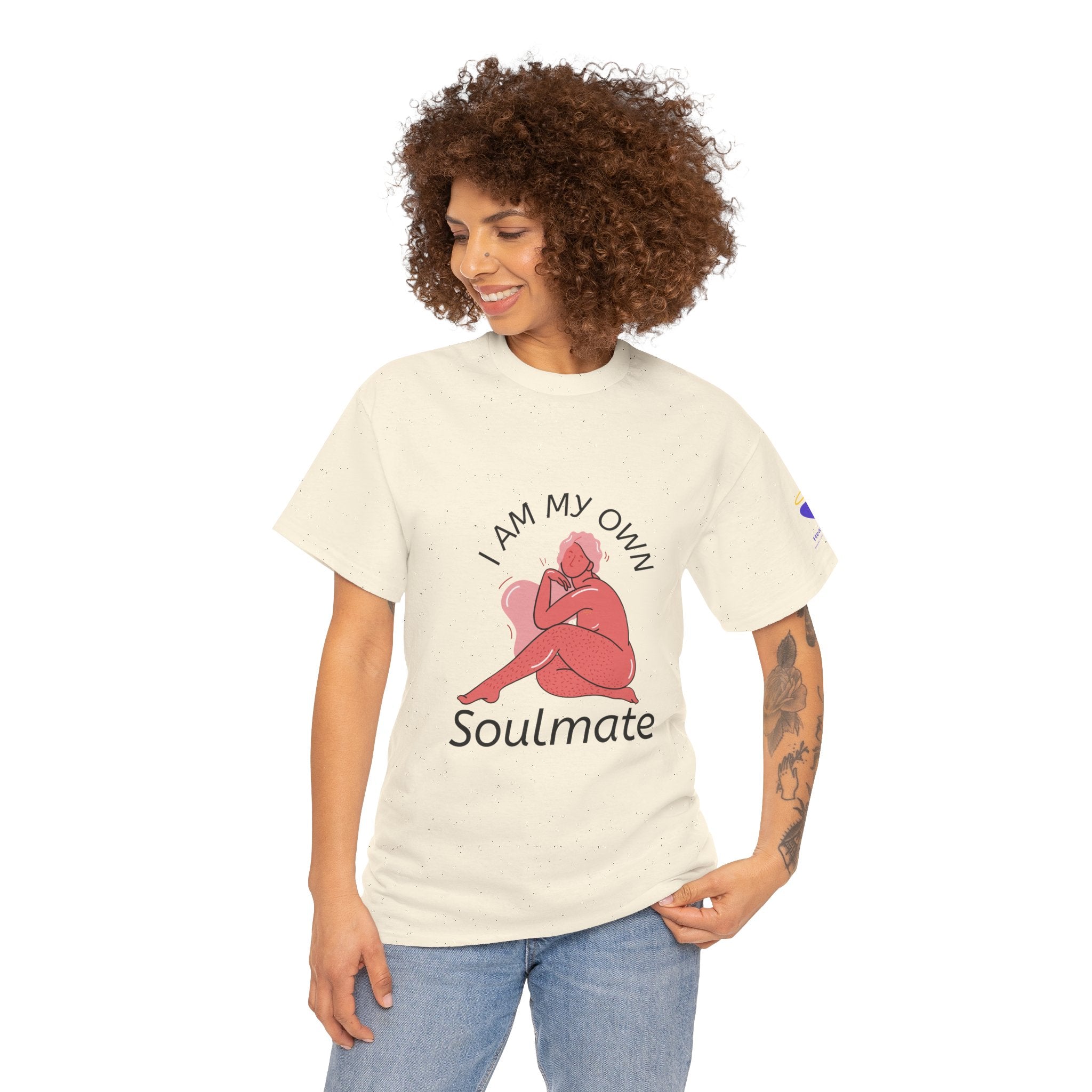I Am My Own Soulmate - Unisex Heavy Cotton T-Shirt (Round Neck)