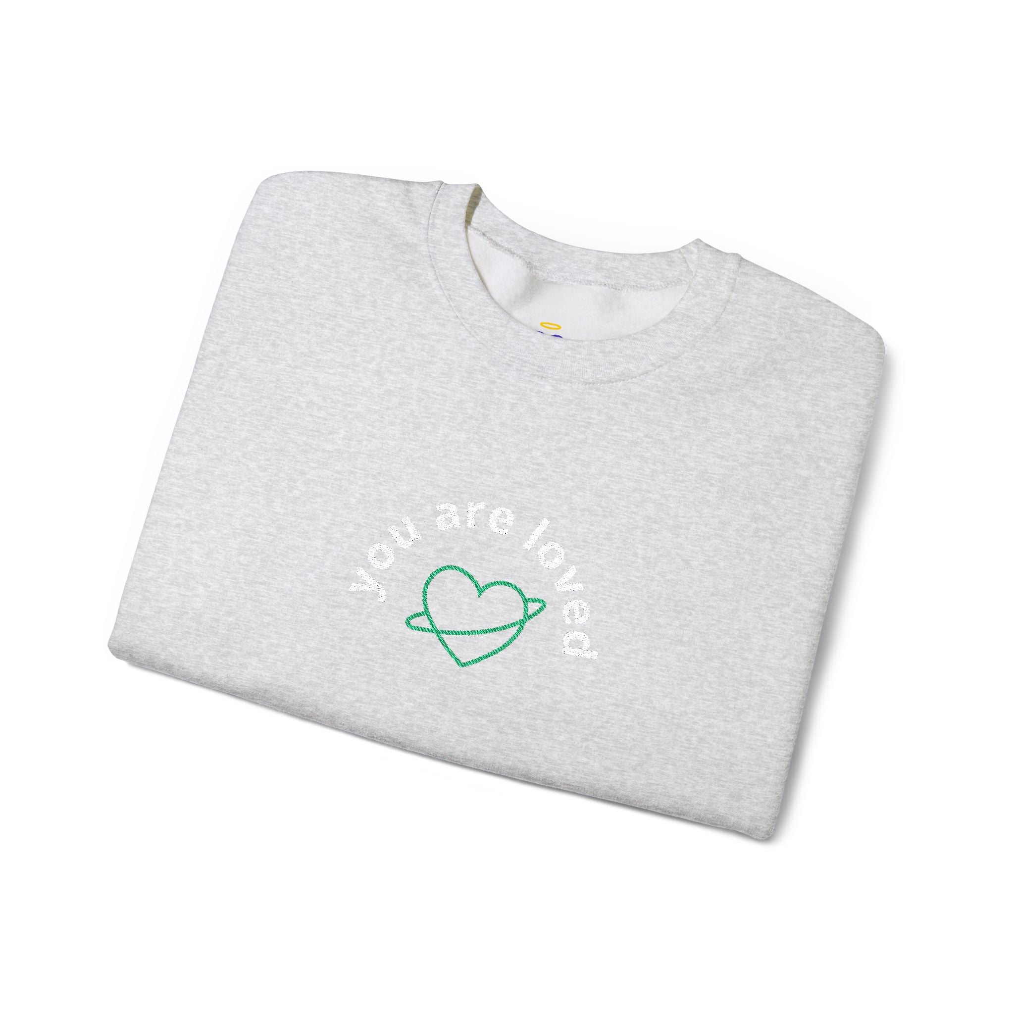 You are Loved | Embroidered Unisex Heavy Blend Sweatshirt (Crewneck)