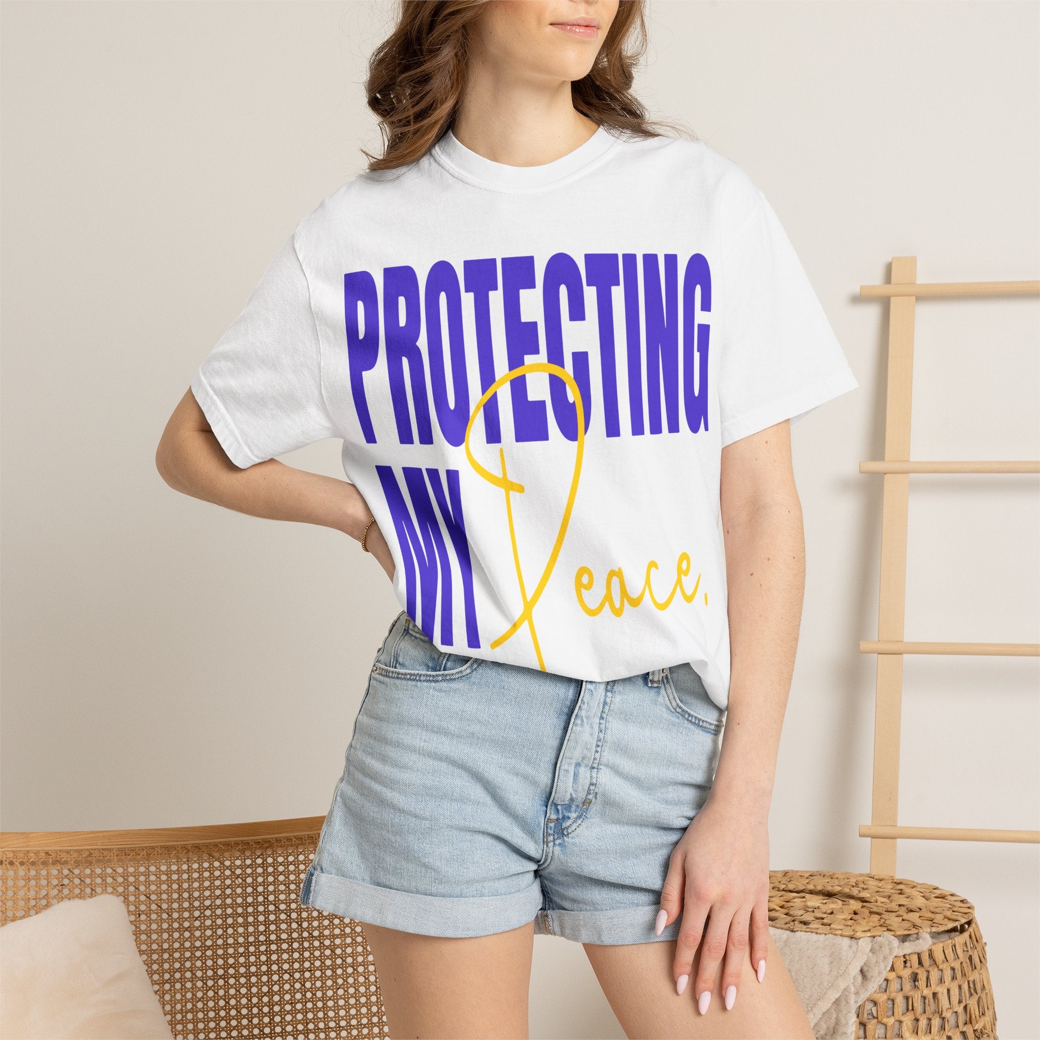 Protecting My Peace | Unisex Garment-Dyed T-Shirt T-Shirt - HeartHalo