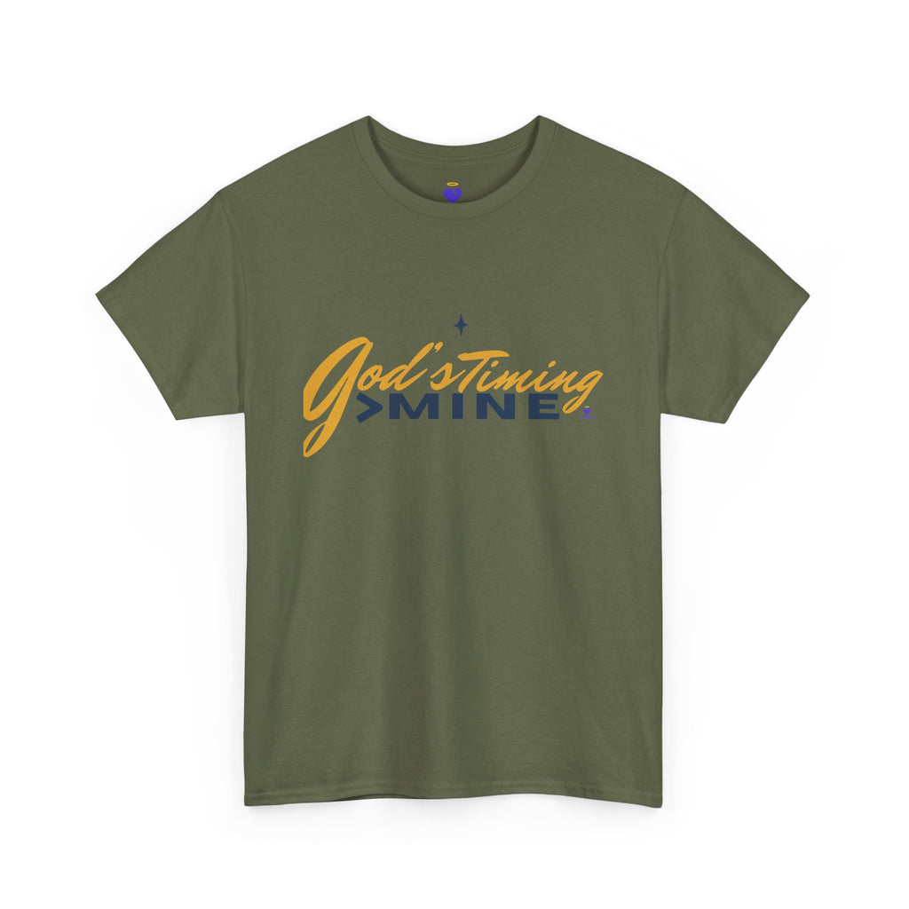God's Timing | Unisex Heavy Cotton Tee