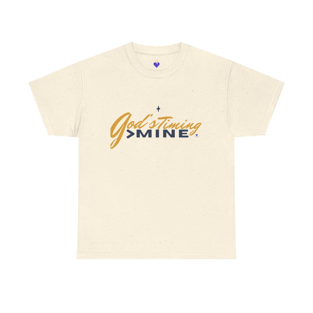 God's Timing | Unisex Heavy Cotton Tee