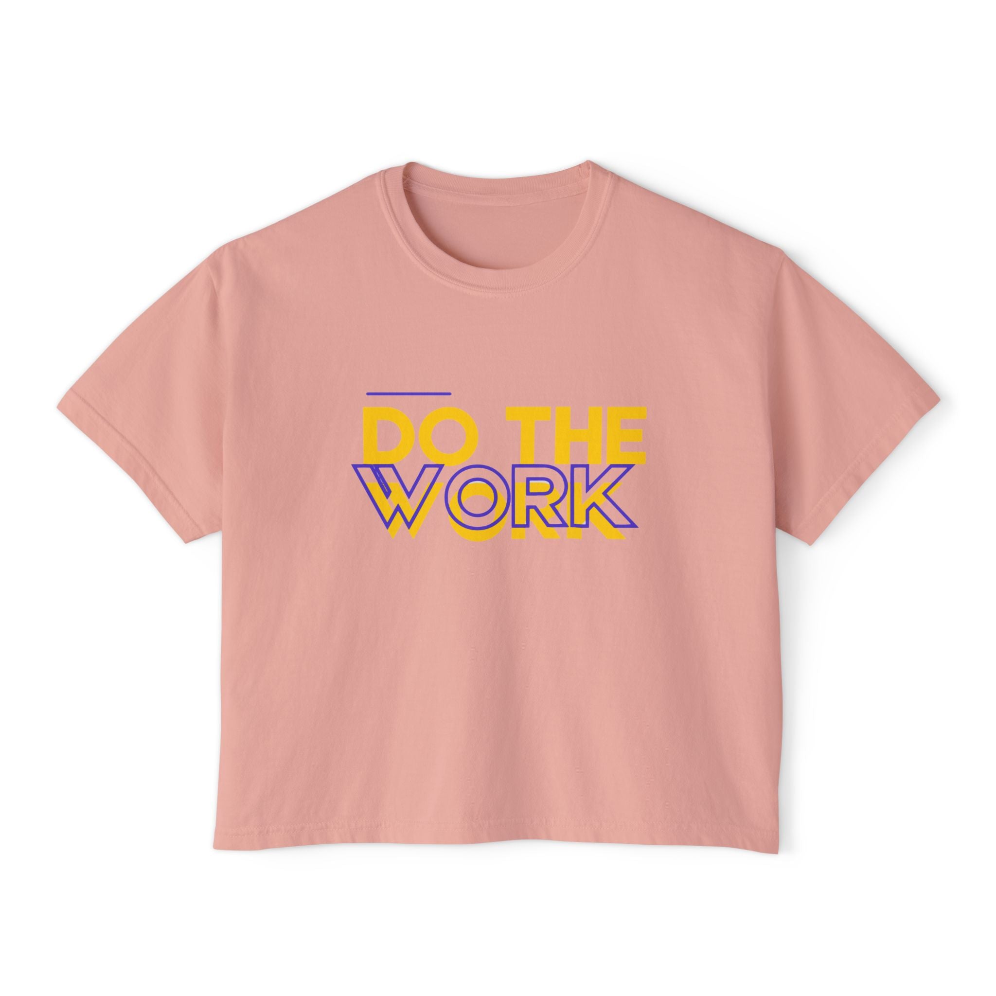 Do The Work | Women's Boxy Crop Top