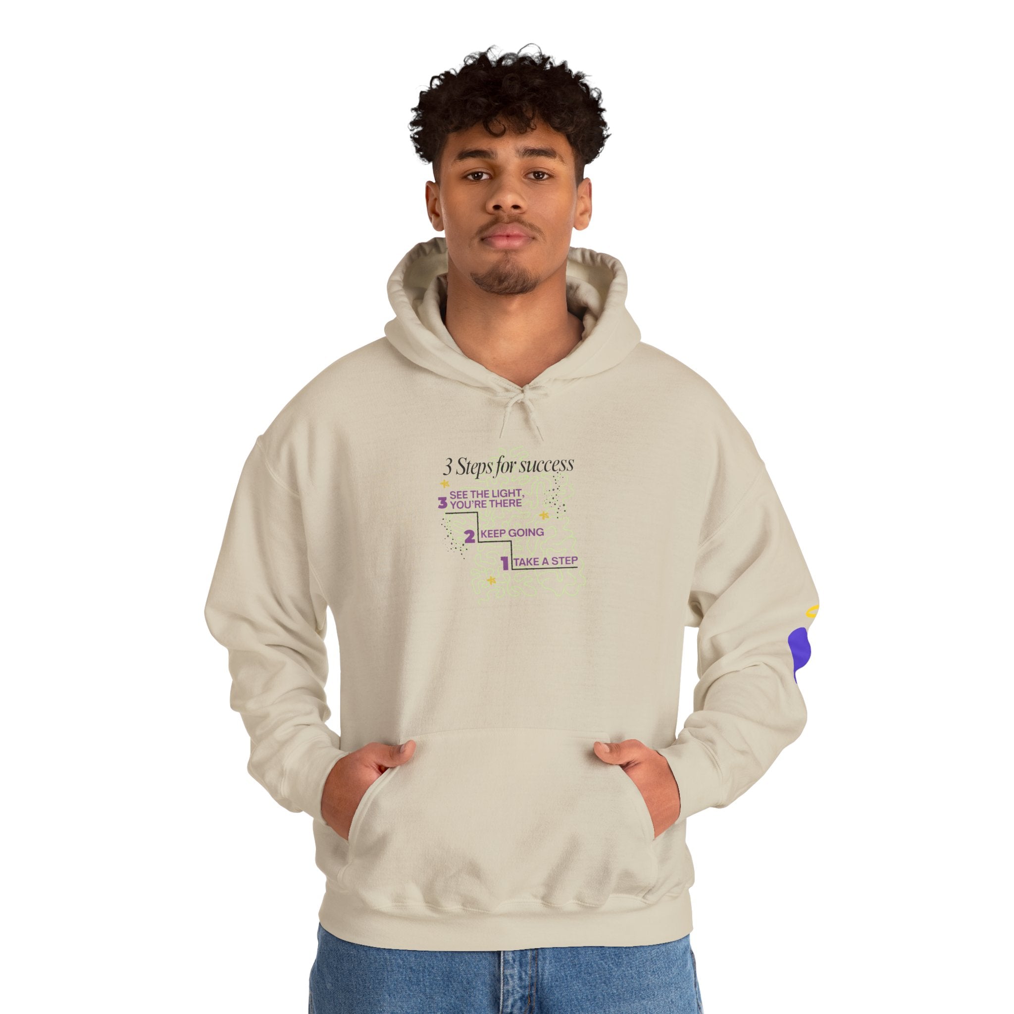 3 Steps to Success - Unisex Heavy Blend™ Hooded Sweatshirt