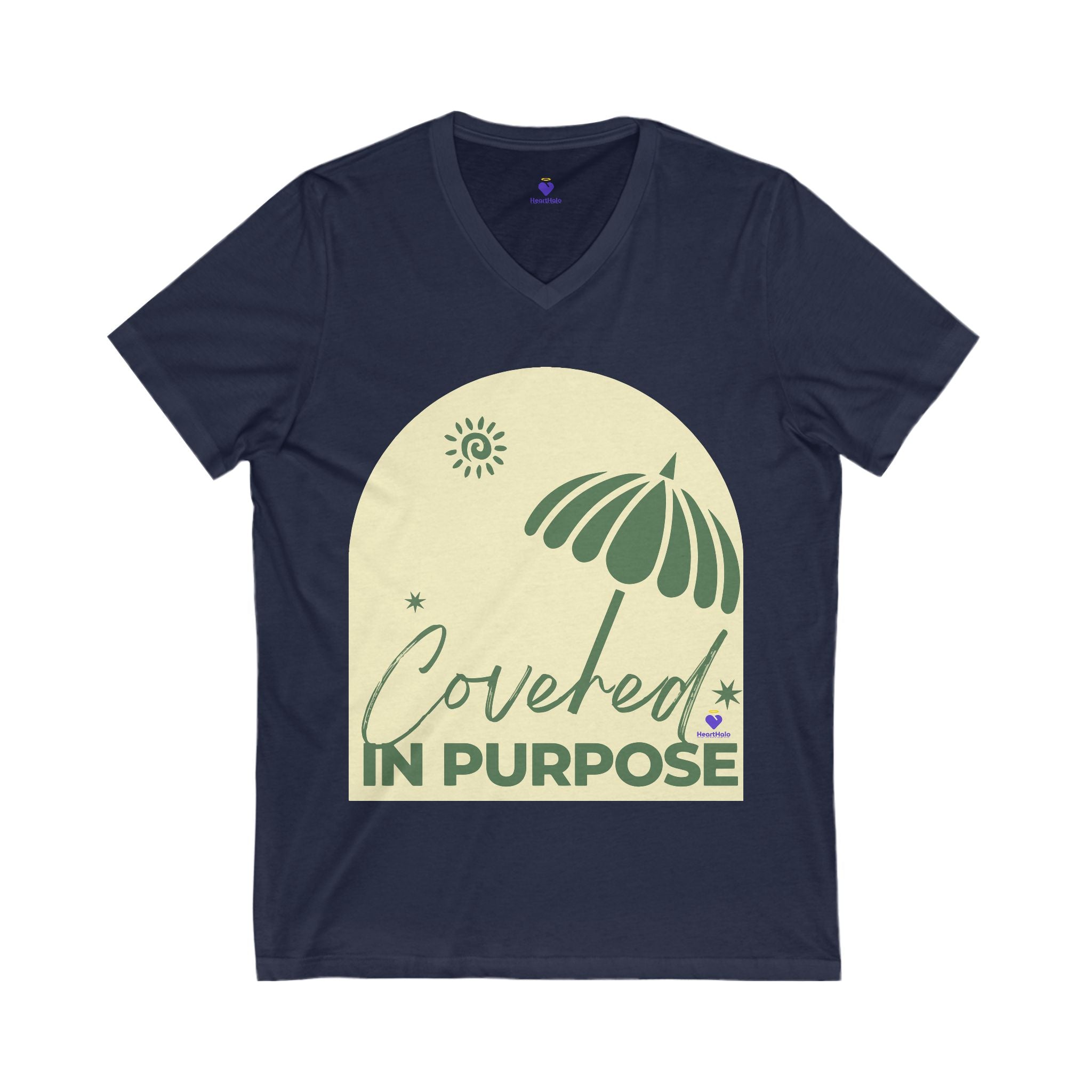 Covered in Purpose | Premium Unisex V-Neck Tee