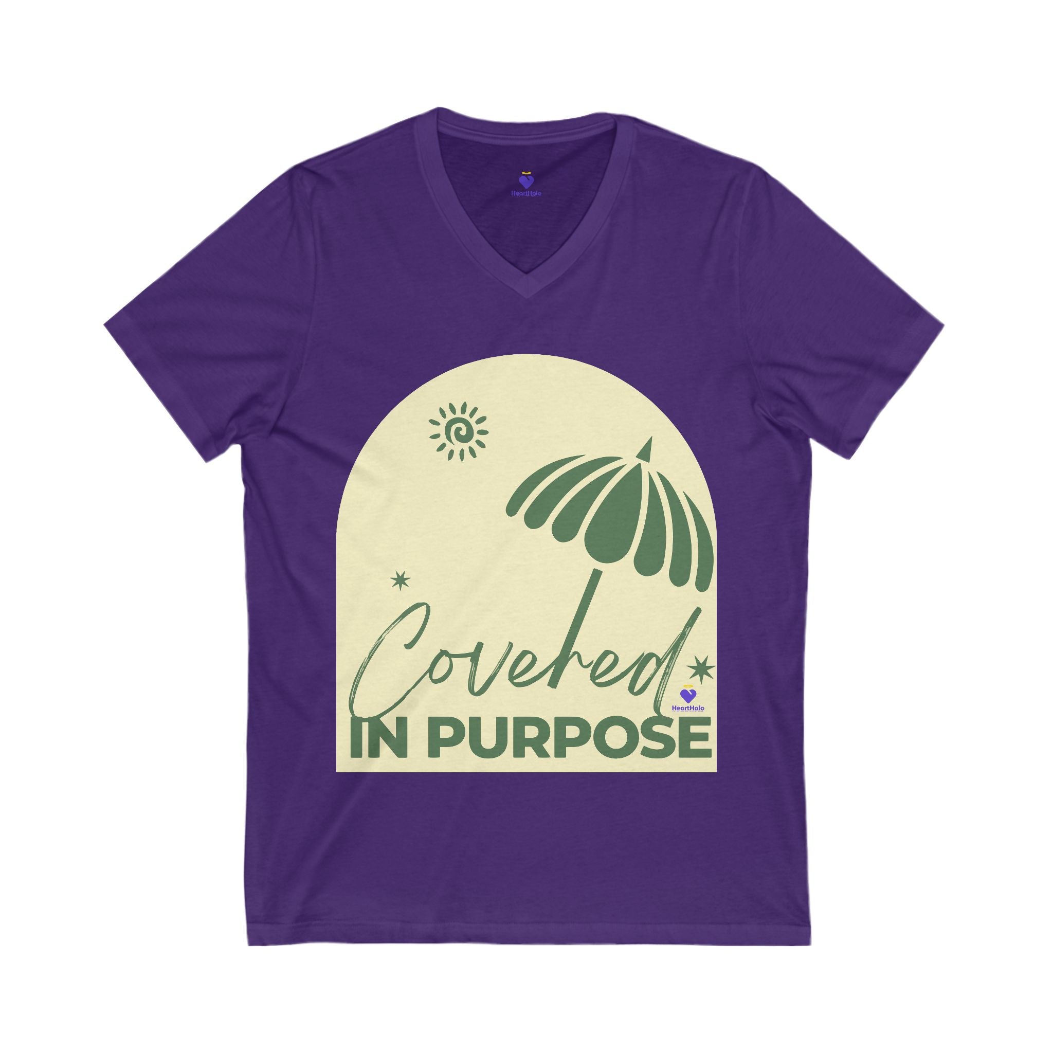 Covered in Purpose | Premium Unisex V-Neck Tee