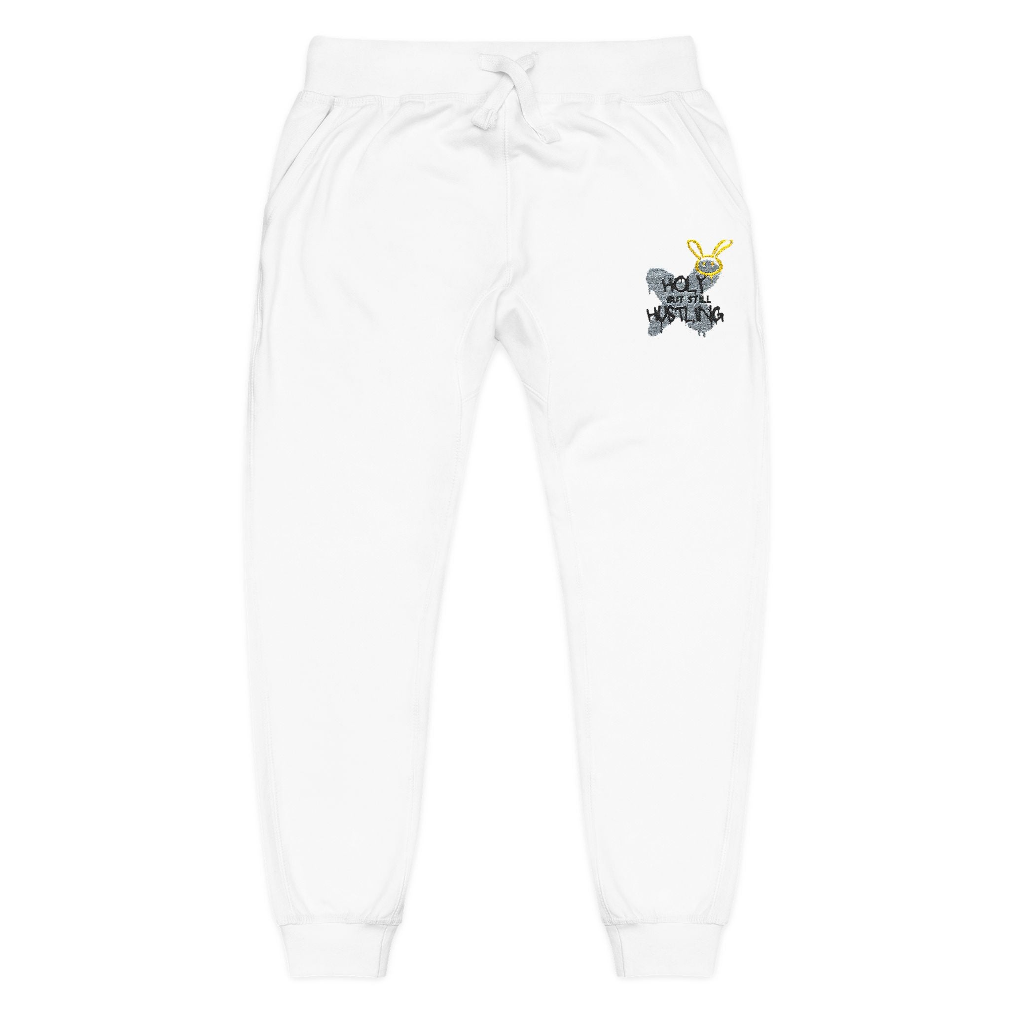 Holy But Still Hustling | Unisex Fleece Sweatpants
