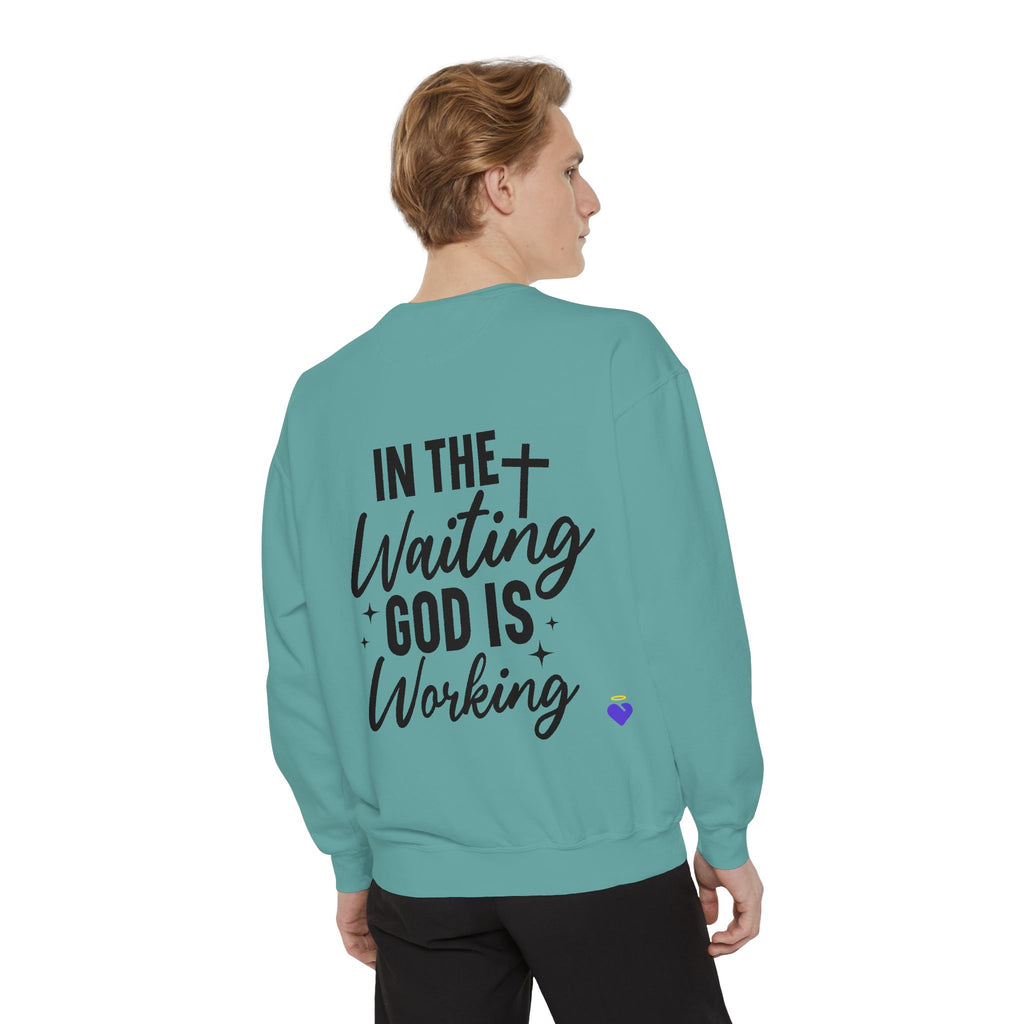In the Waiting | Unisex Dyed Sweatshirt