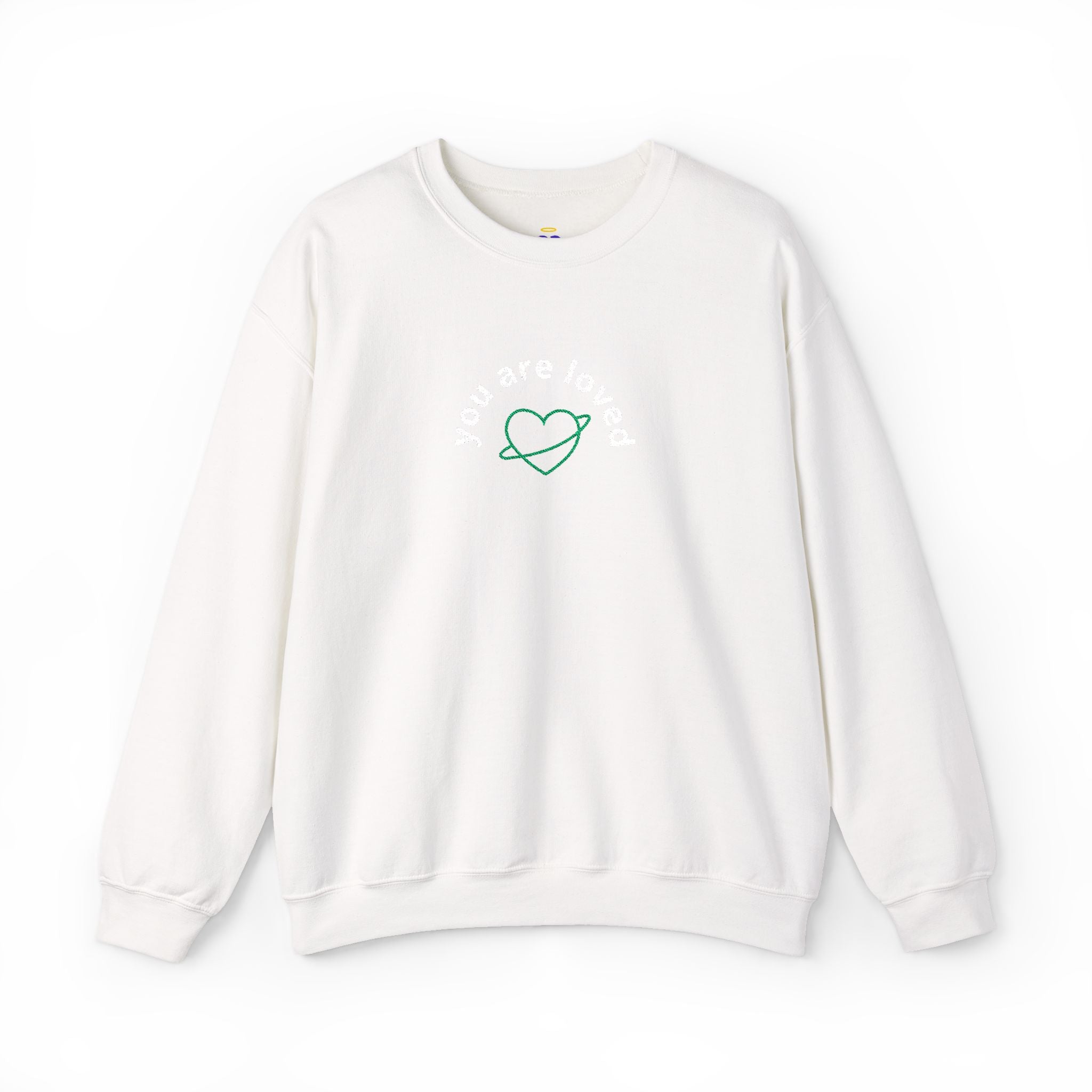 You are Loved | Embroidered Unisex Heavy Blend Sweatshirt (Crewneck)