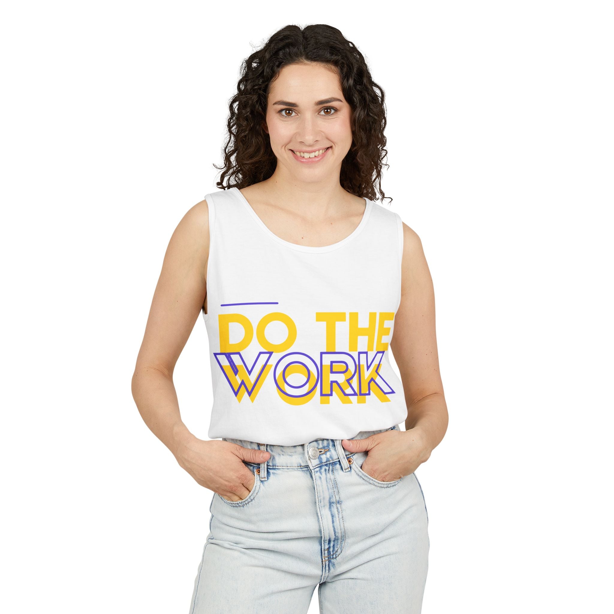 Do The Work | Unisex Garment-Dyed Tank Top