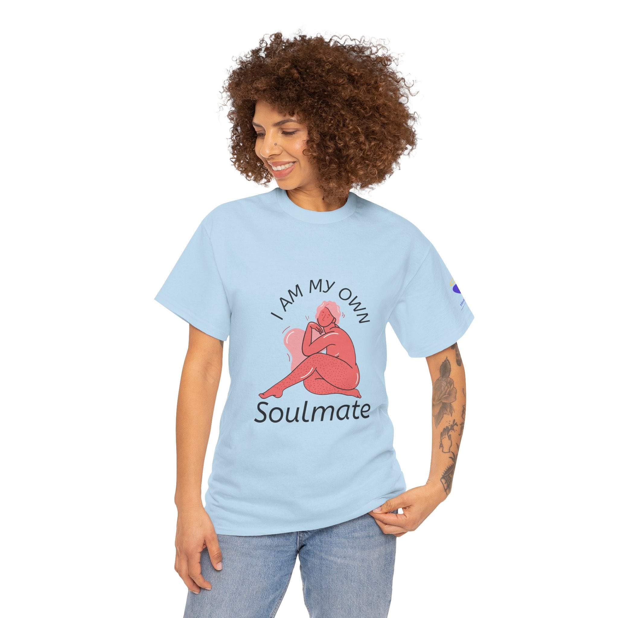 I Am My Own Soulmate - Unisex Heavy Cotton T-Shirt (Round Neck)