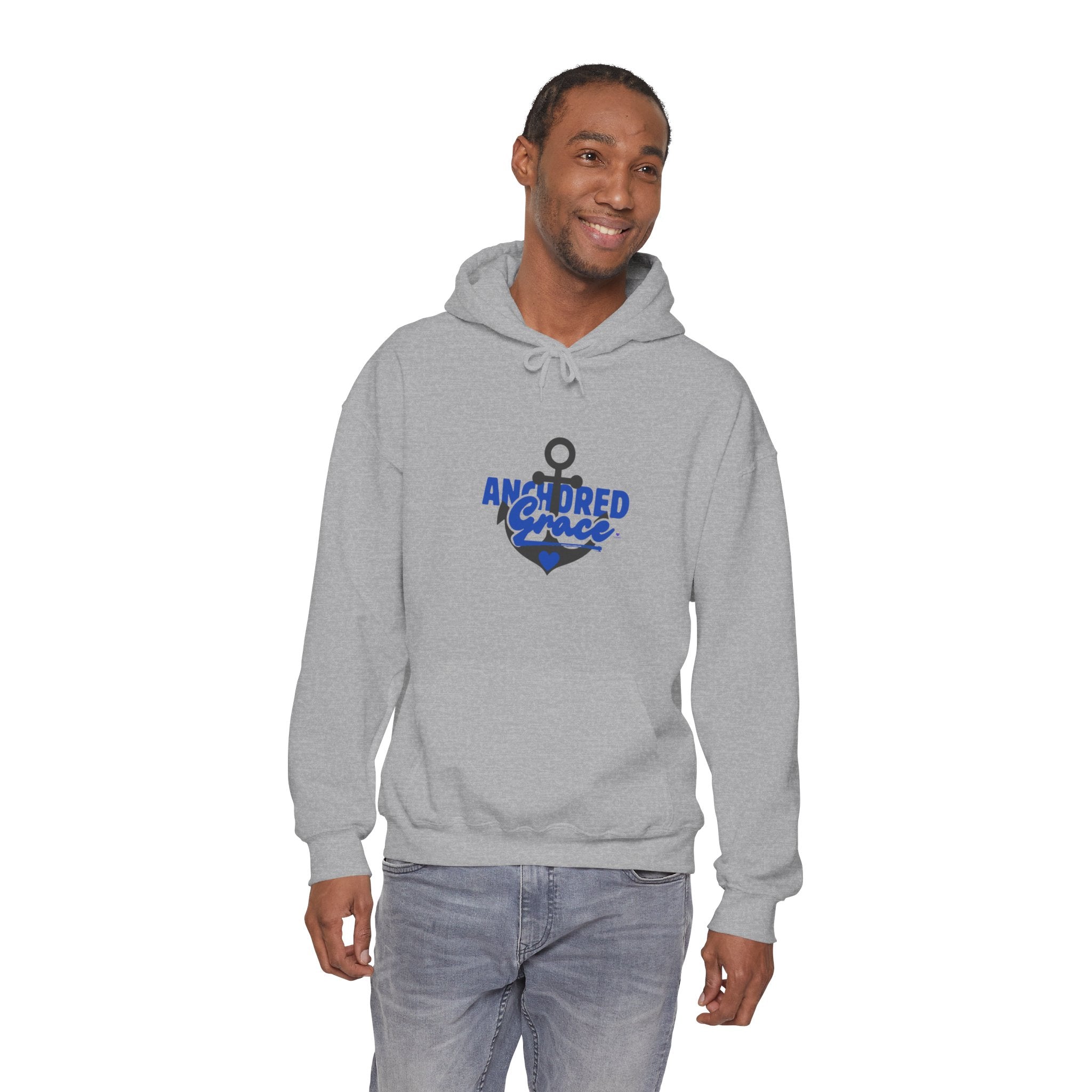Anchored in Grace Hoodie-Unisex Heavy Blend™ Hooded Sweatshirt