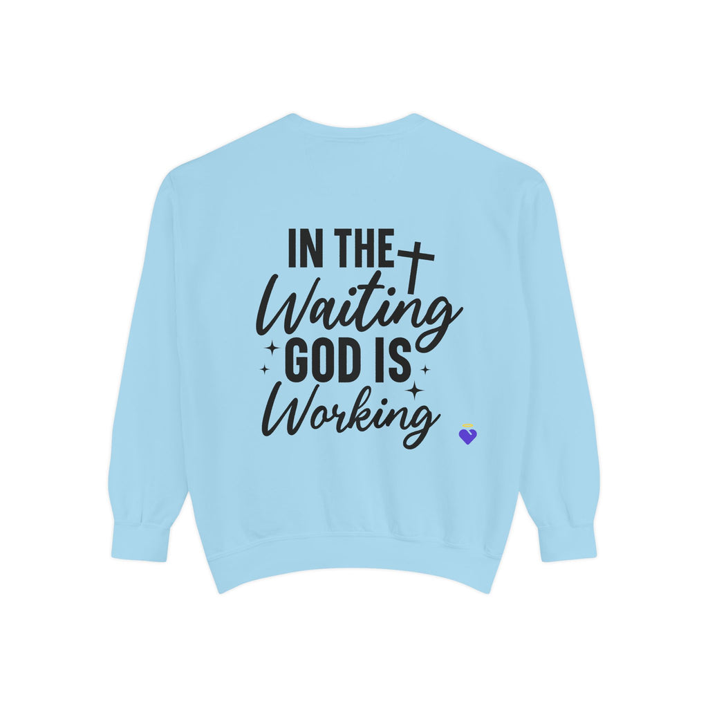 In the Waiting | Unisex Dyed Sweatshirt
