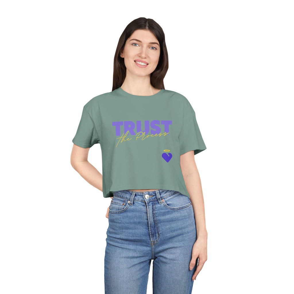 Trust the Process — Women's Crop Top