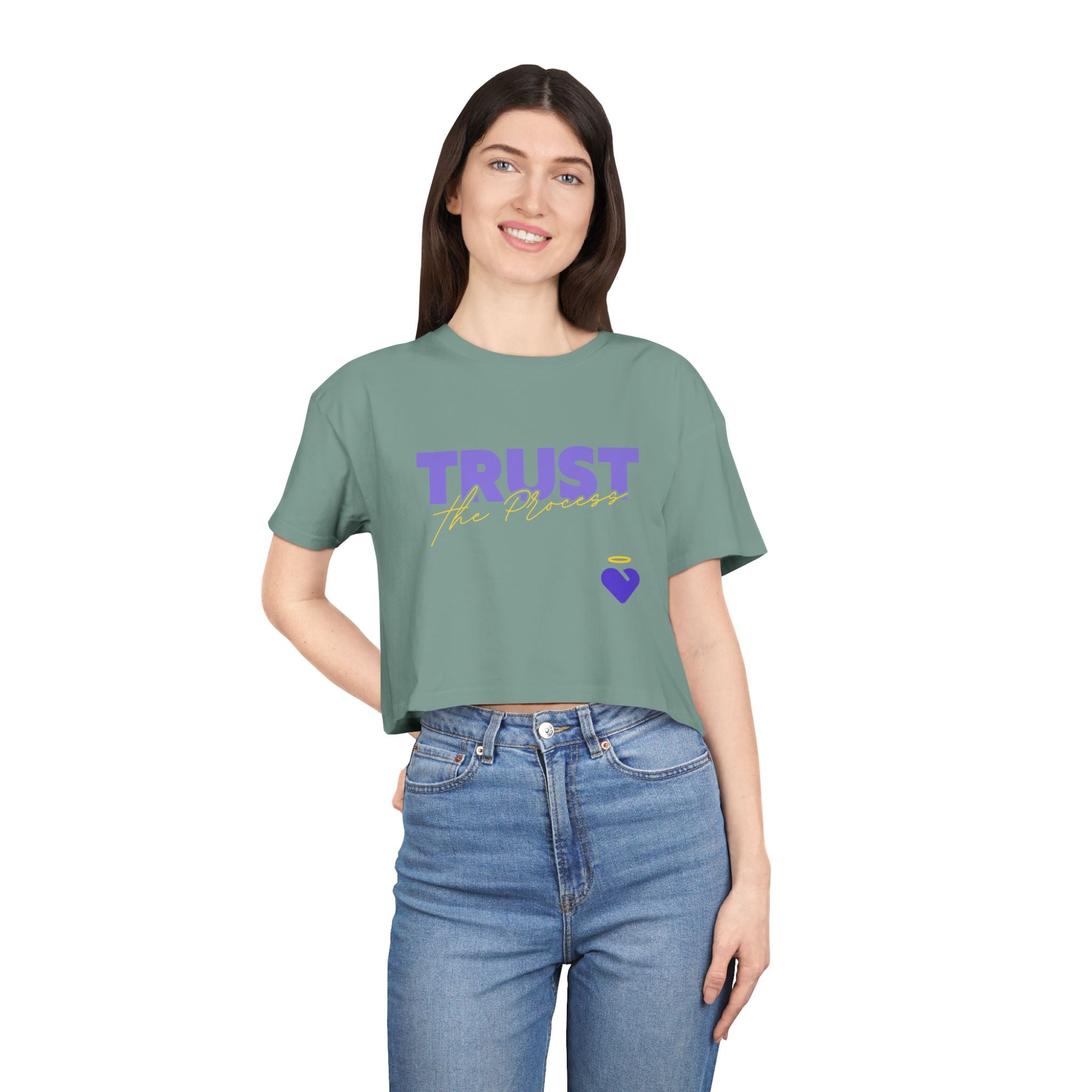 Trust the Process — Women's Crop Top