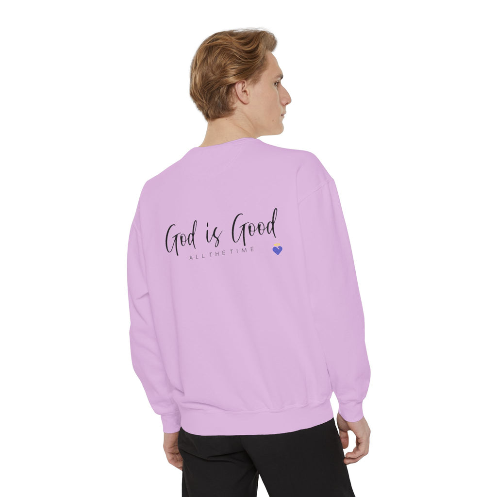 God is Good | Unisex Garment-Dyed Sweatshirt