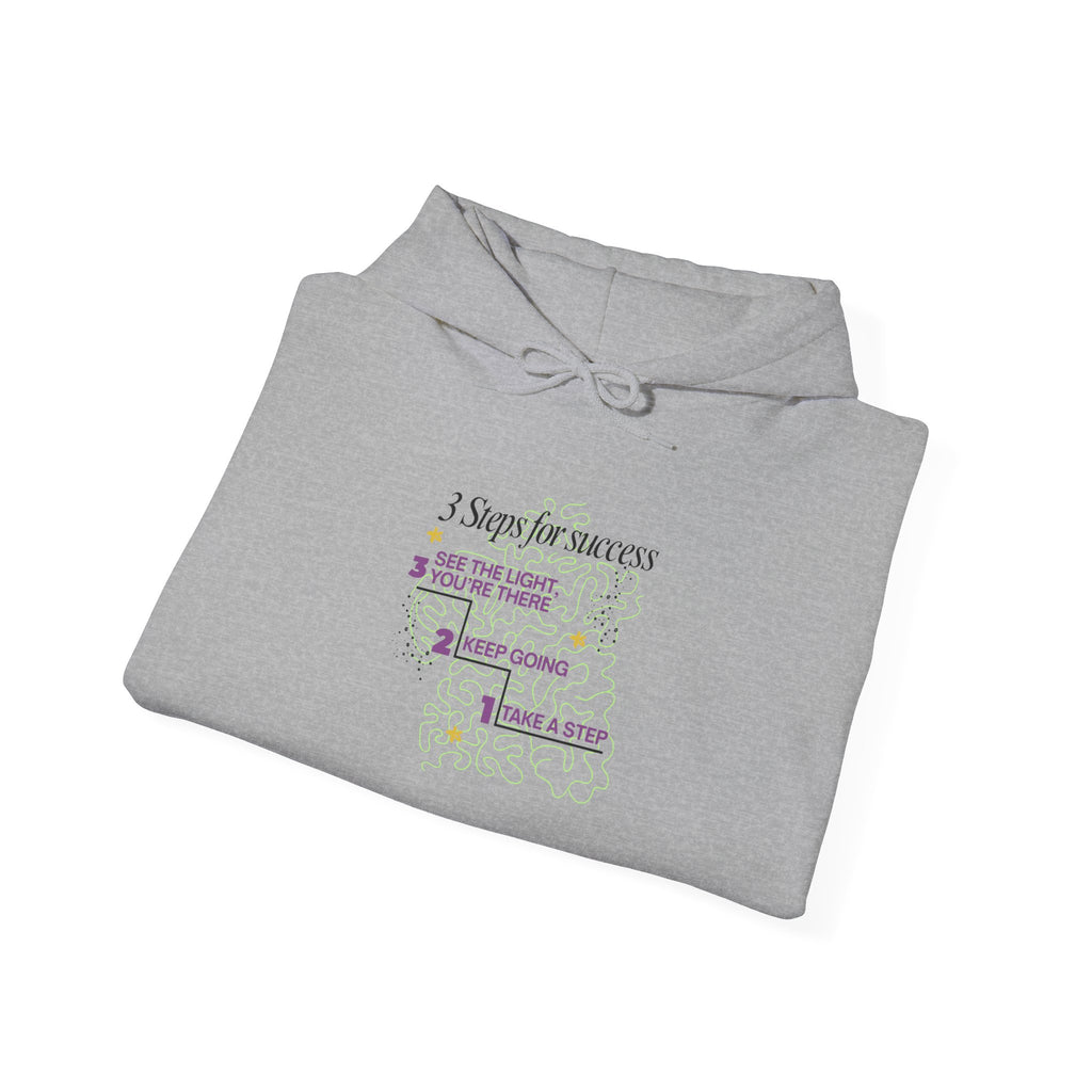 3 Steps to Success - Unisex Heavy Blend™ Hooded Sweatshirt